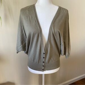 Pure Collection Olive Green Cardigan